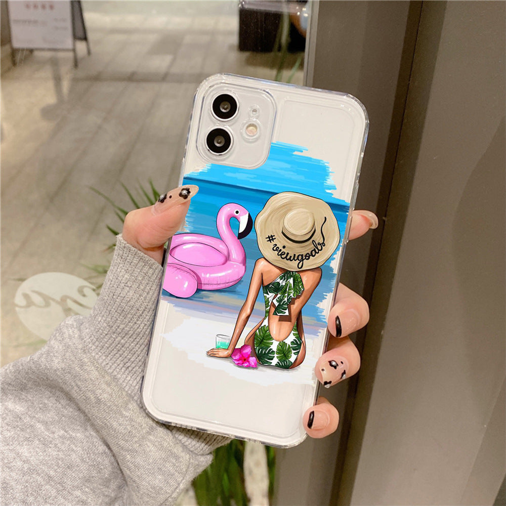 Wholesale Coffee Girl TPU Phone Cases
